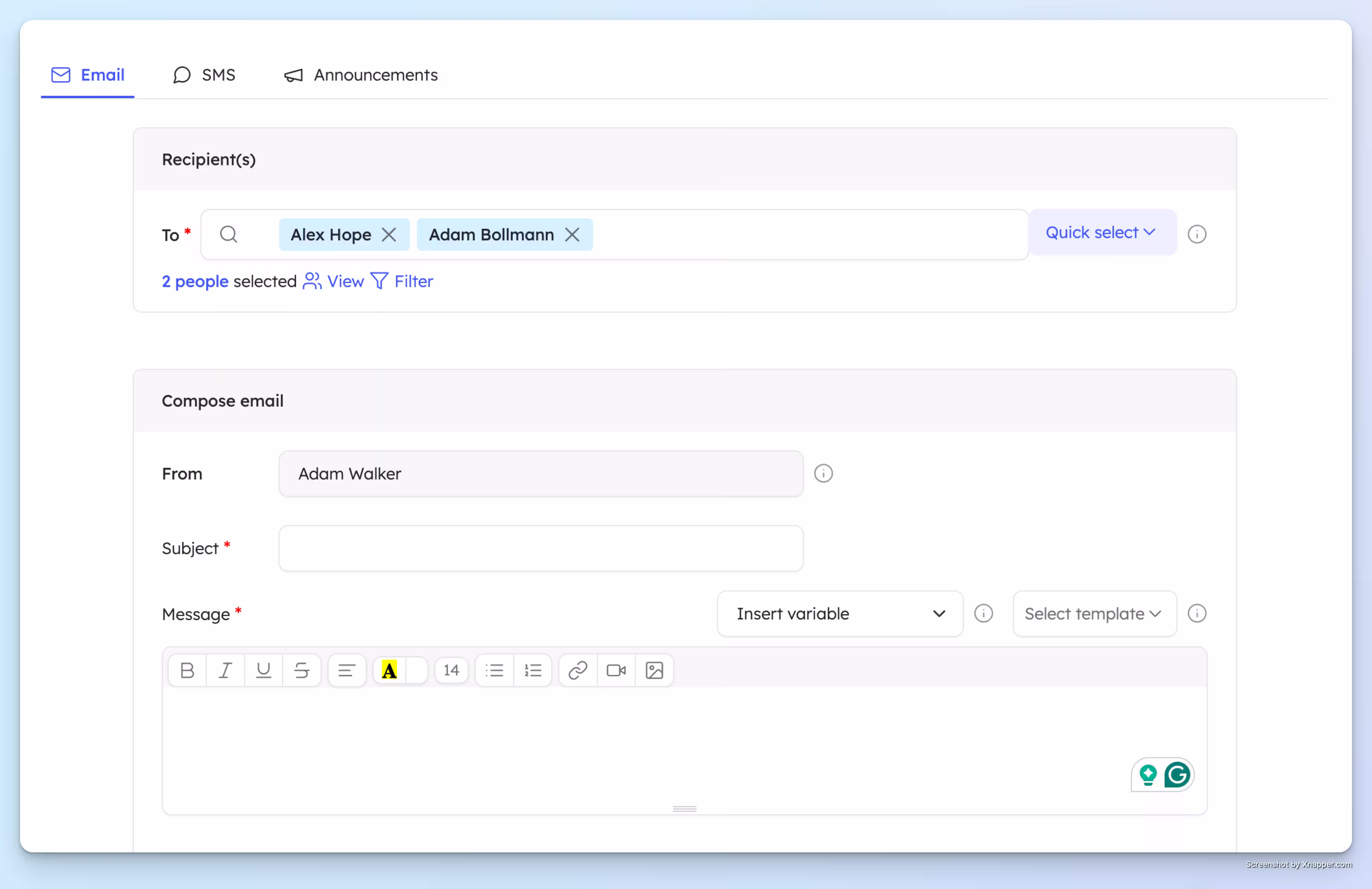 Always know what's going on at your language school