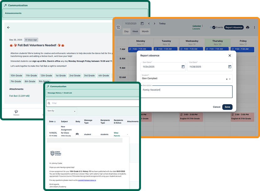 DreamClass PWA mobile access on a smartphone home screen