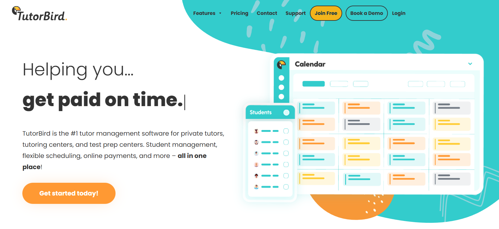 TutorBird homepage