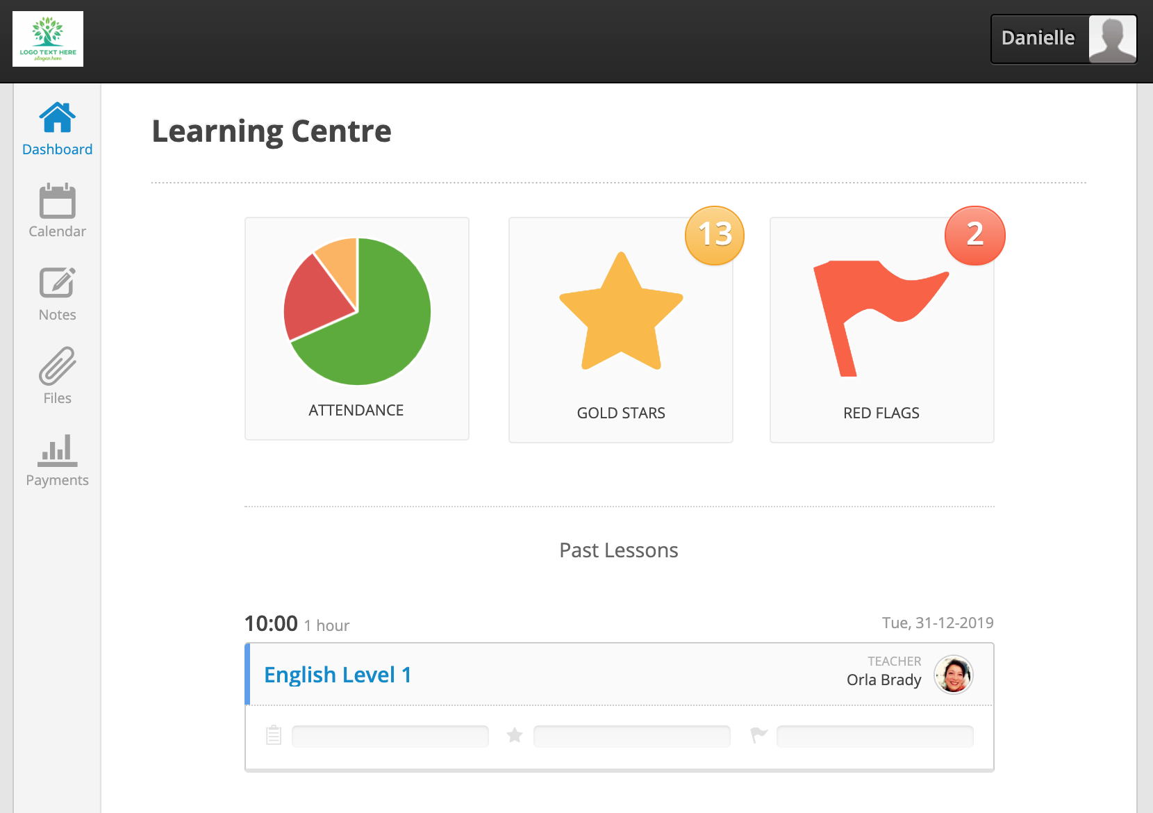 Teach 'n Go portal screenshot